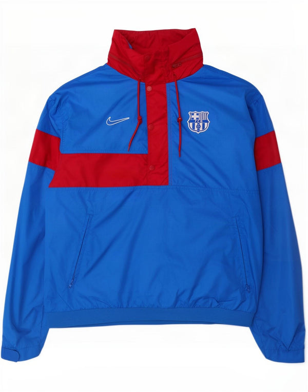 Giacca da tuta grafica Nike Barcelona da uomo, colore blu medio