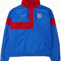 Giacca da tuta grafica Nike Barcelona da uomo, colore blu medio