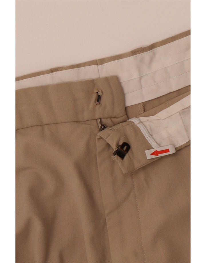 Pantaloni corti da uomo Marks & Spencer W38 L24 Poliestere beige