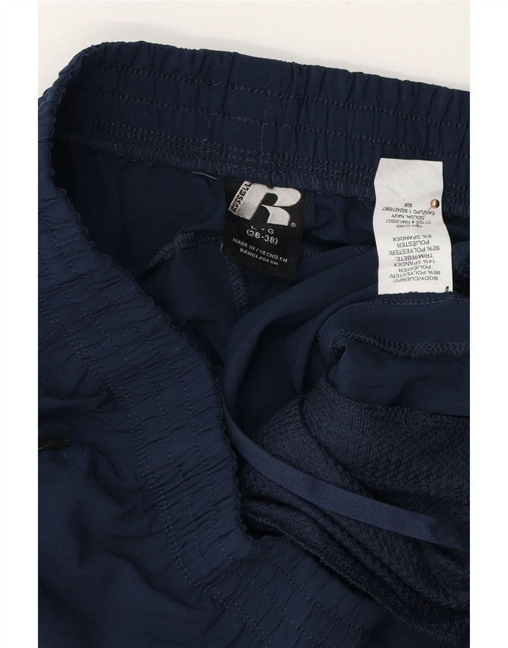 RUSSELL ATHLETIC Pantaloni da tuta Dri-Power da uomo grandi blu navy