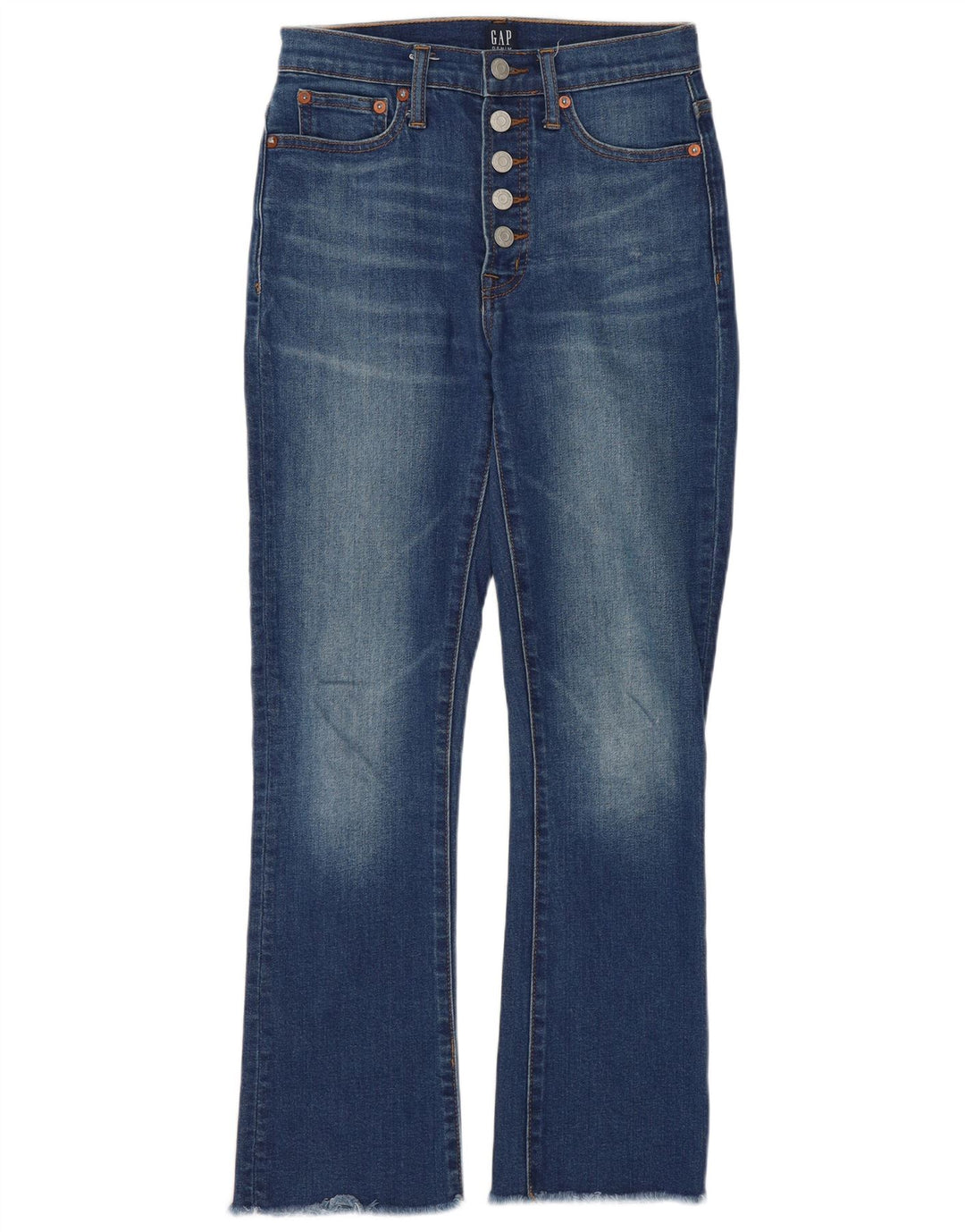 Jeans Cropped Gap Donna IT 42/44 Medio W28 L26 Blu Cotone