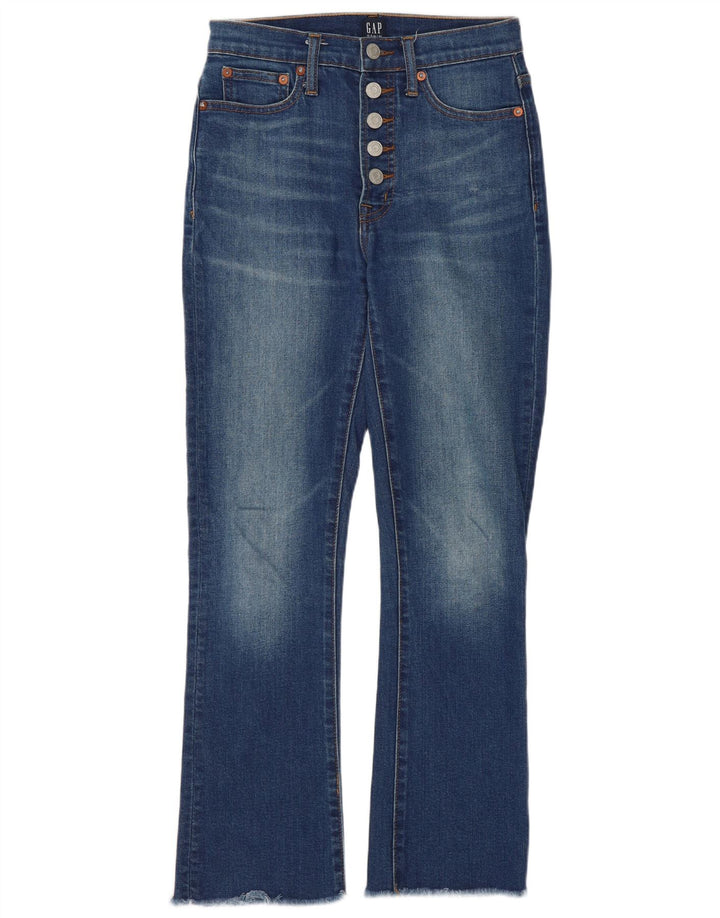 Jeans Cropped Gap Donna IT 42/44 Medio W28 L26 Blu Cotone