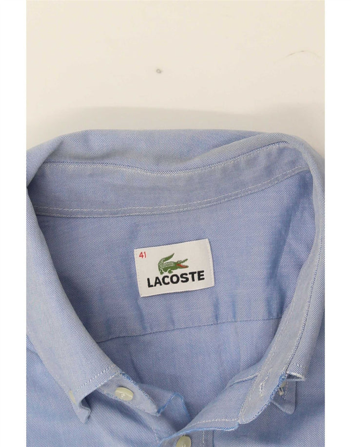 Camicia da uomo Lacoste taglia 41 grande blu