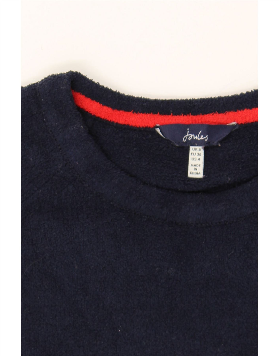 JOULES Womens Fleece Jumper UK 8 Small Multicoloured Colourblock Polyester Vintage Joules and Second-Hand Joules from Messina Hembry 