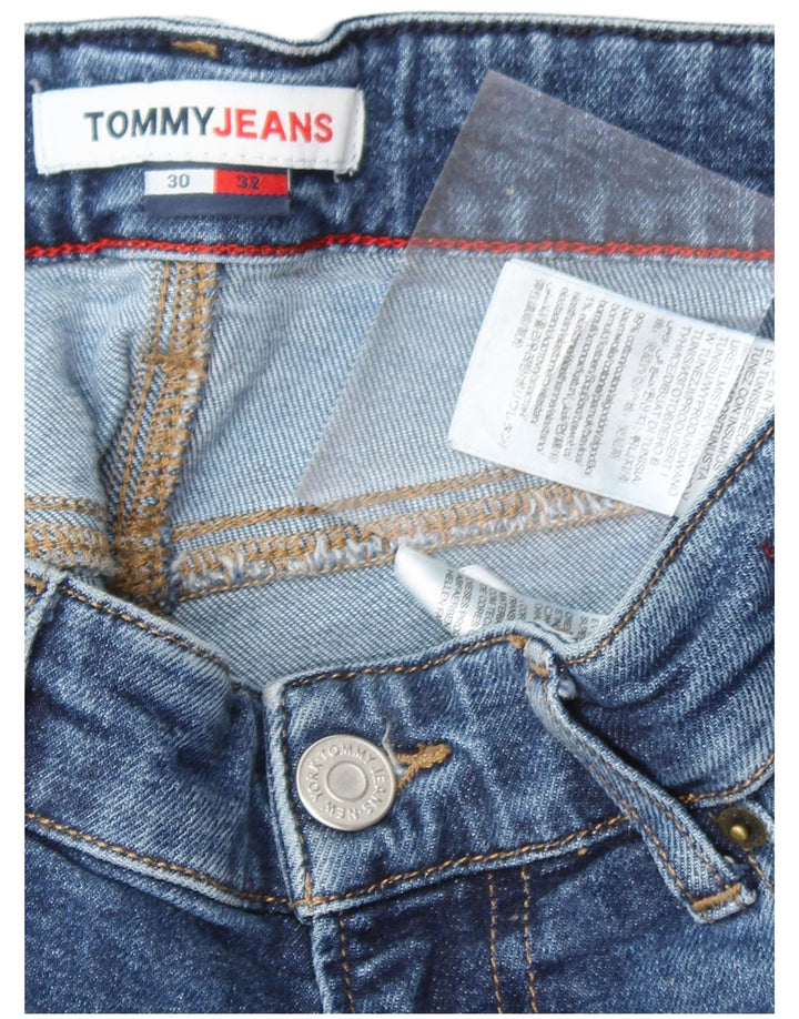 Jeans bootcut da uomo Tommy Hilfiger W30 L32 cotone blu