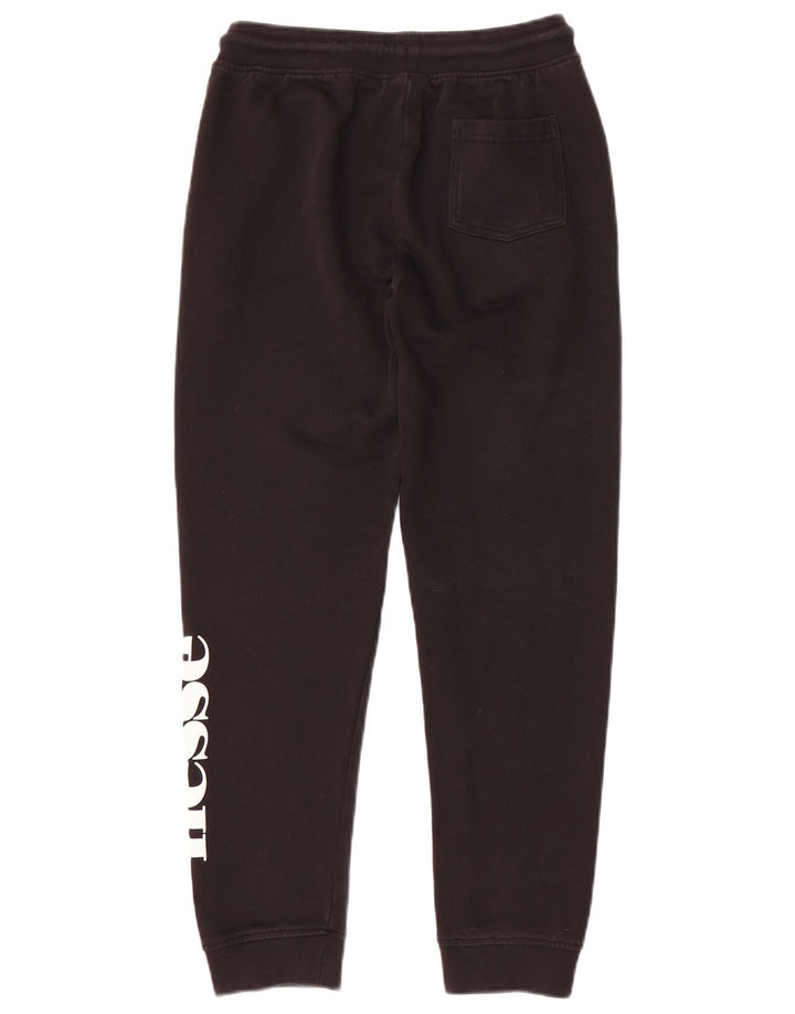 ELLESSE Pantaloni da tuta con grafica da ragazzo Joggers 11-12 anni in cotone nero