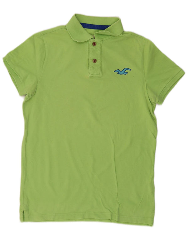 Polo da uomo HOLLISTER in cotone verde medio