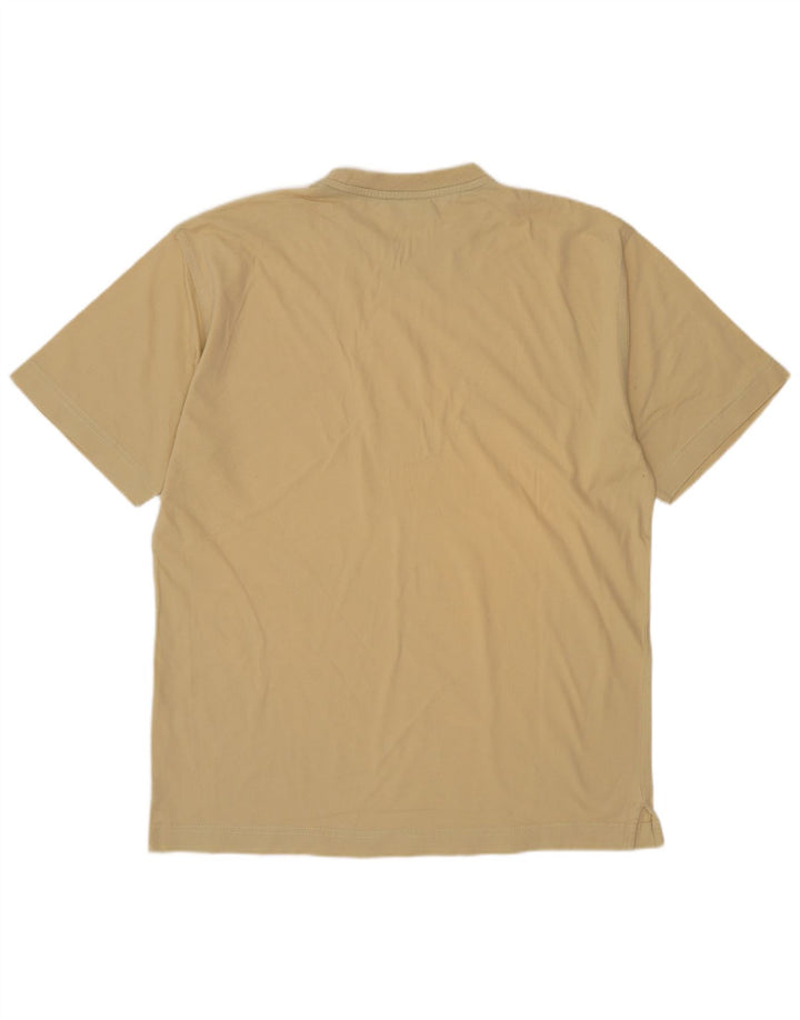T-shirt da uomo Asics Top in cotone giallo medio