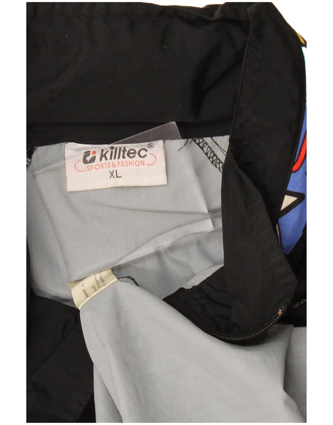 Giacca a vento da uomo KILLTEC UK 42 XL Poliammide color block nero