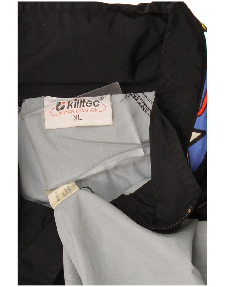 Giacca a vento da uomo KILLTEC UK 42 XL Poliammide color block nero