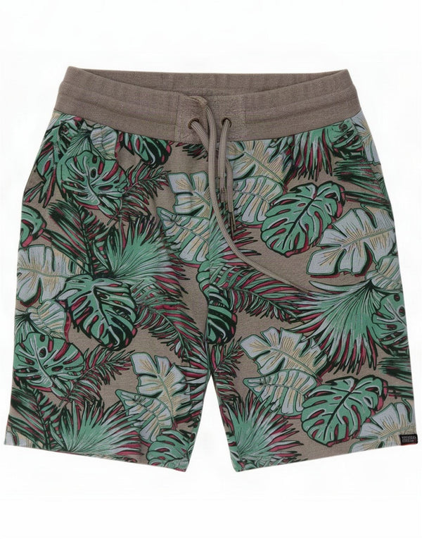 Pantaloncini sportivi da uomo Superdry Large Green Floral Cotton