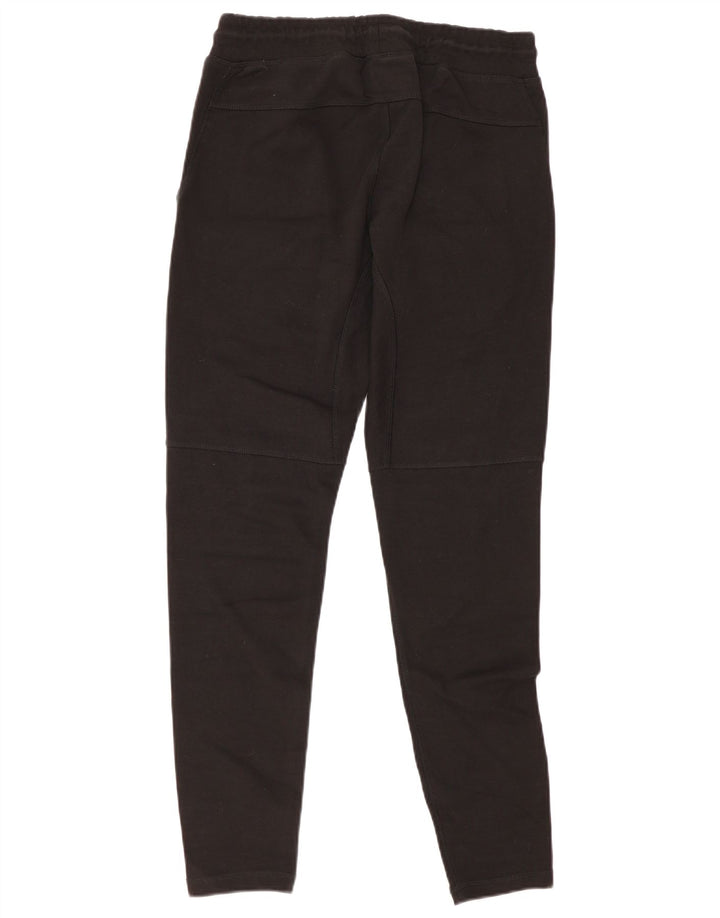 Pantaloni da tuta da uomo Superdry in cotone color block medio nero