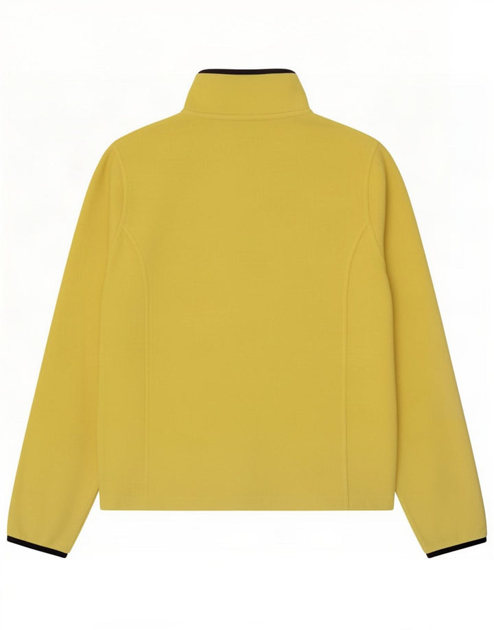 Giacca in pile da donna Nautica UK 16 grande poliestere giallo