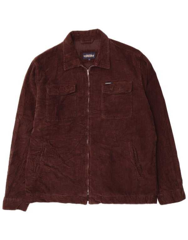 CARRERA Giacca da uomo in velluto a coste UK 42 XL Cotone marrone