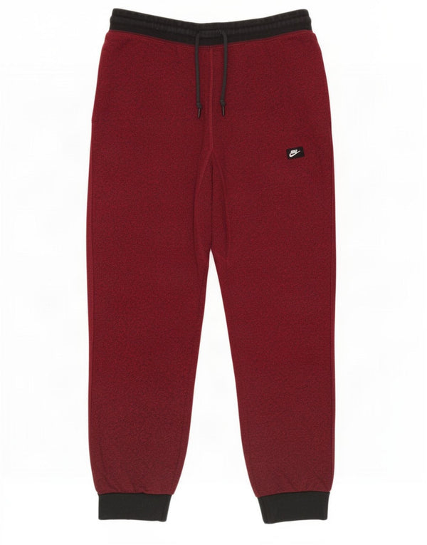 Pantaloni della tuta da uomo Nike Joggers Medium Burgundy Colourblock