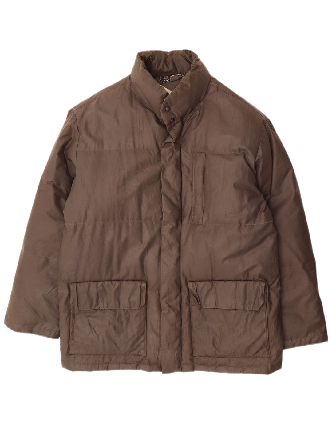 Ciesse Piumini Giacca Imbottita da Uomo Loose Fit IT 48 Small Marrone Cotone