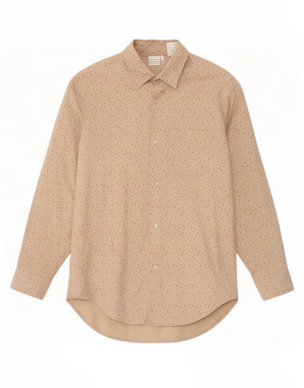 Camicia da uomo Benetton Small Rayon floreale beige