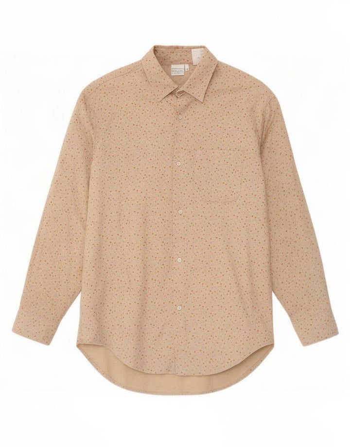 Camicia da uomo Benetton Small Rayon floreale beige