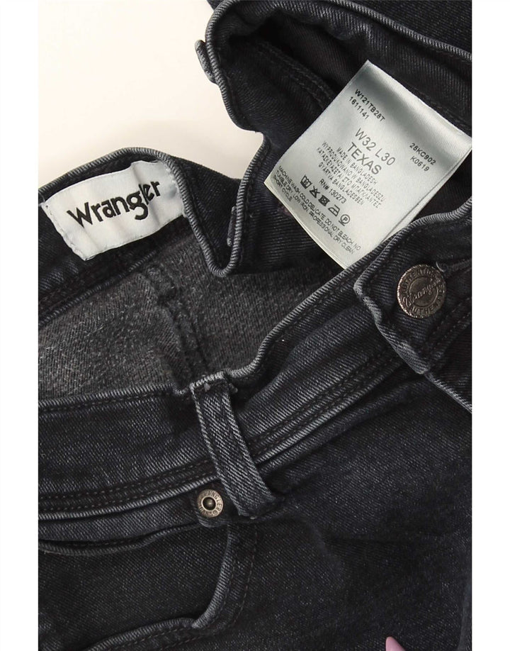Jeans dritti da uomo Wrangler Texas W32 L27 cotone blu navy