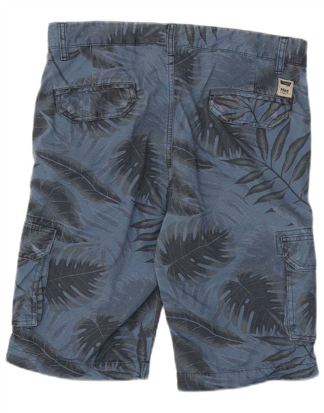 Pantaloncini cargo da uomo Carrera IT 46 Small W31 Cotone floreale blu