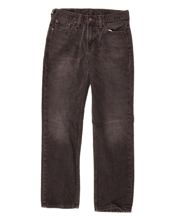 Jeans dritti 514 da donna Levi's W30 L32 cotone nero