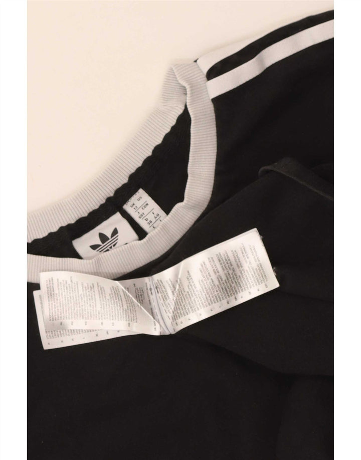 T-shirt da donna Adidas Top UK 12 cotone medio nero