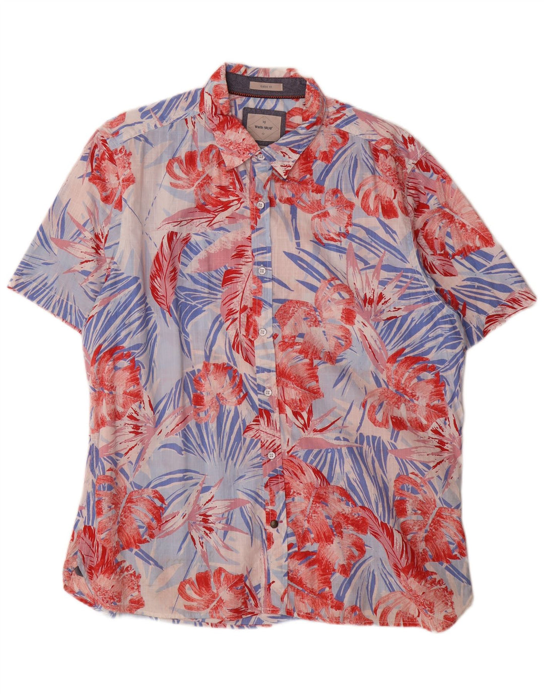 Camicia a maniche corte da uomo White Stuff XL multicolore floreale hawaiana