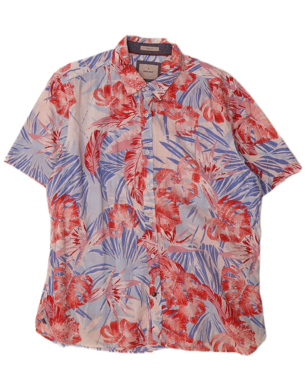 Camicia a maniche corte da uomo White Stuff XL multicolore floreale hawaiana