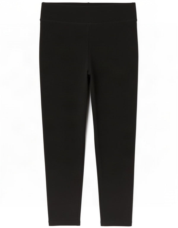 Marks & Spencer Leggings Capri da donna UK 10 Small Black Cotton