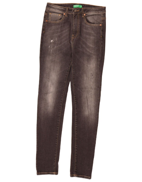 Jeans skinny da uomo Benetton W28 L30 Grigi