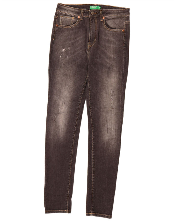 Jeans skinny da uomo Benetton W28 L30 Grigi