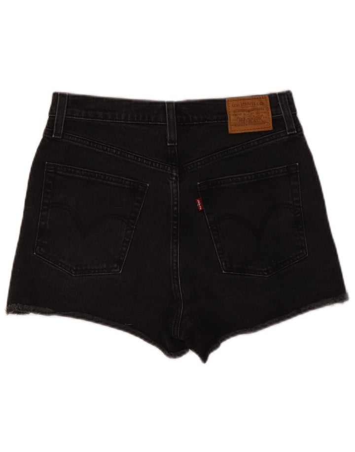 Pantaloncini di jeans da donna Levi's W29 cotone nero medio