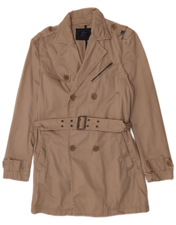 Trench da uomo Energie UK 36 piccolo cotone beige