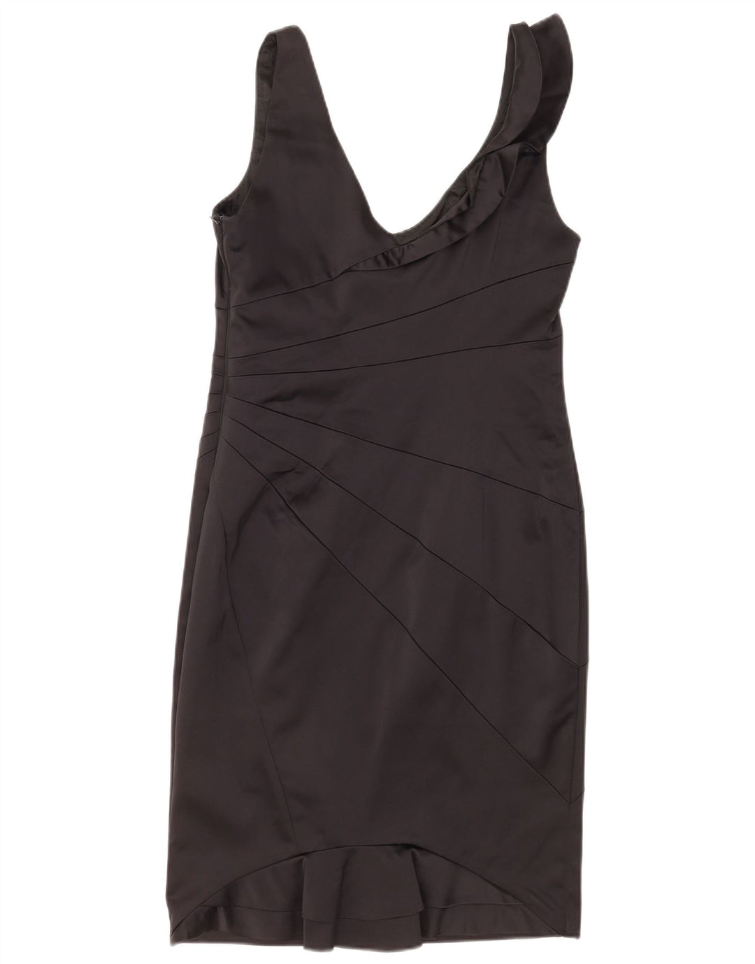 Abito tubino senza maniche Coast da donna UK 12 medio acetato nero