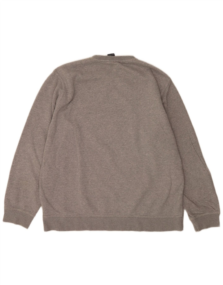 Felpa Nike Uomo Maglione 2XL Cotone Grigio