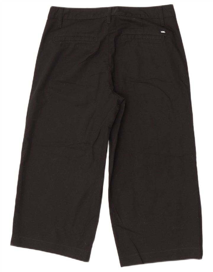 Pantaloni Capri da donna Vans US 5 Small W27 L20 cotone nero