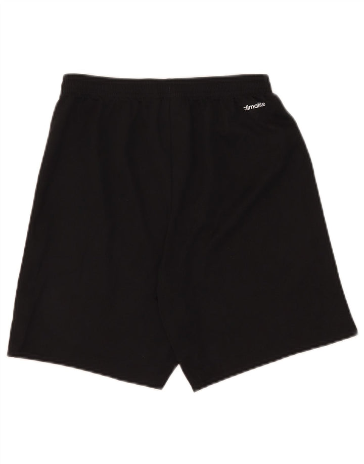 Pantaloncini sportivi Adidas Climalite Graphic da ragazzo 13-14 anni in poliestere nero