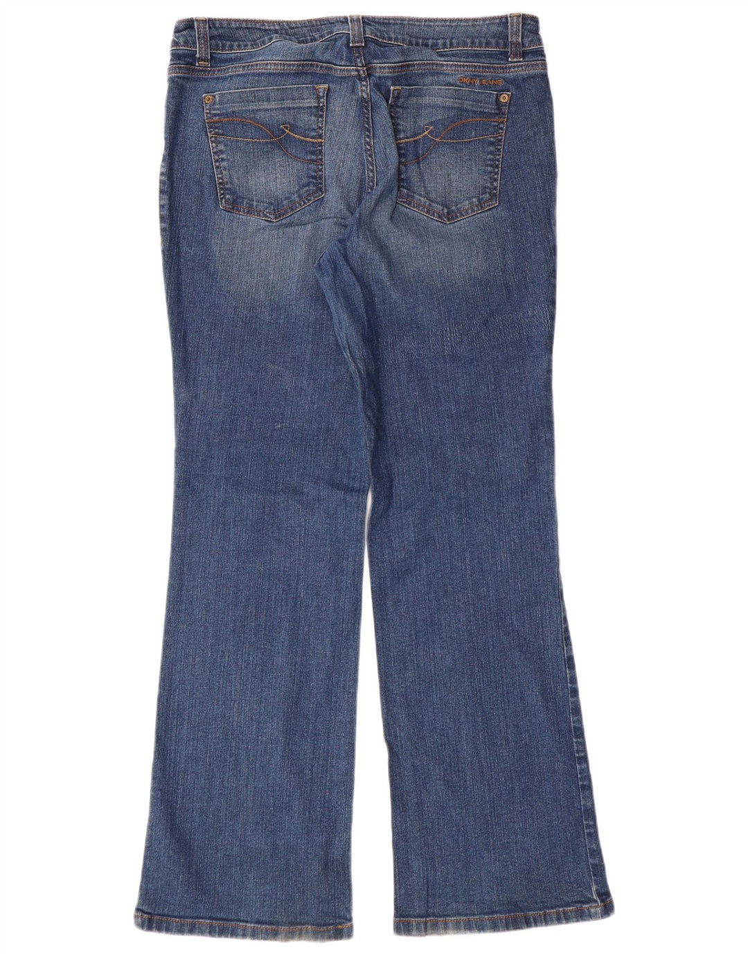 Jeans Bootcut da donna Dkny US 16 2XL W35 L32 Cotone blu