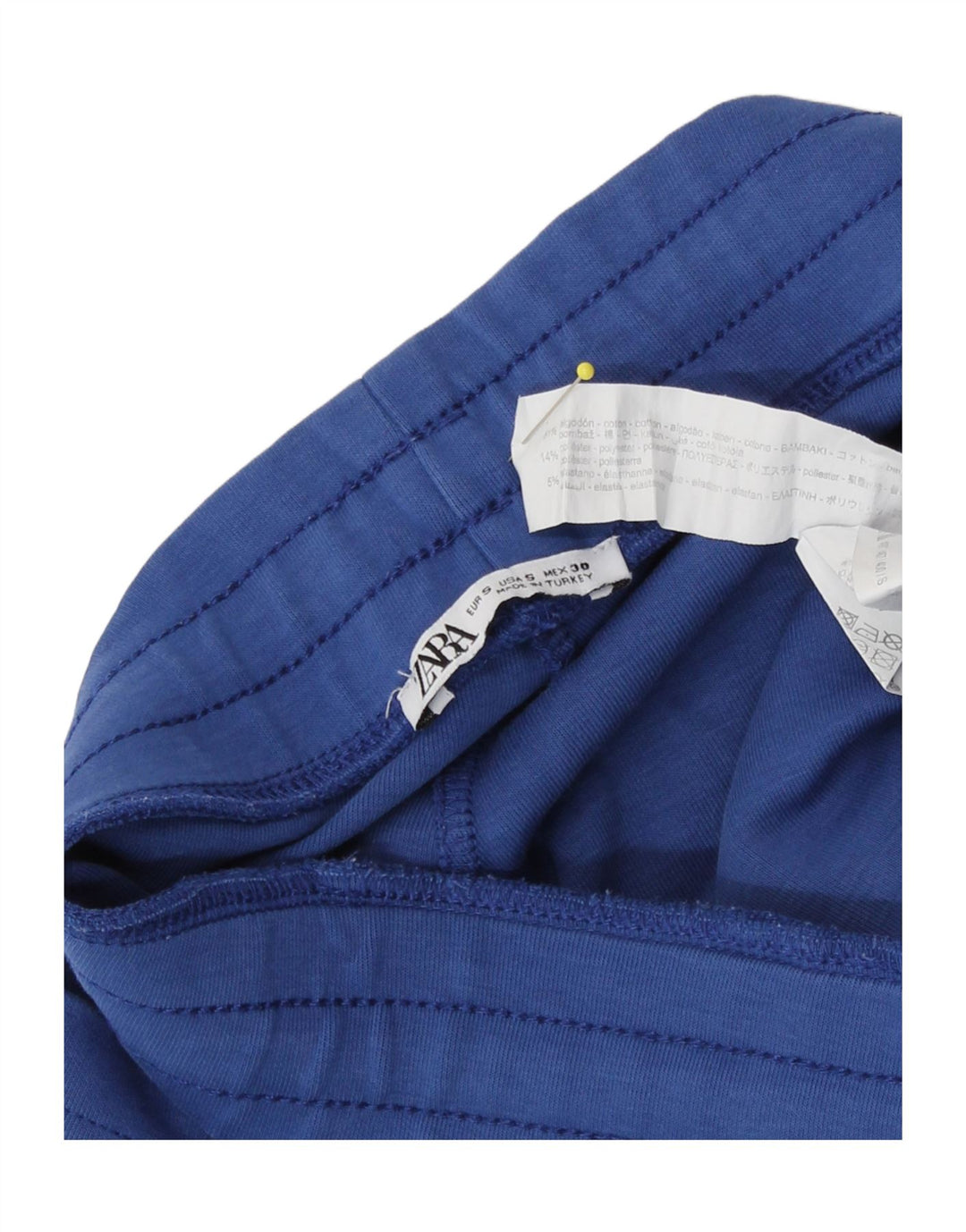 Pantaloncini sportivi da uomo Zara piccoli in cotone blu