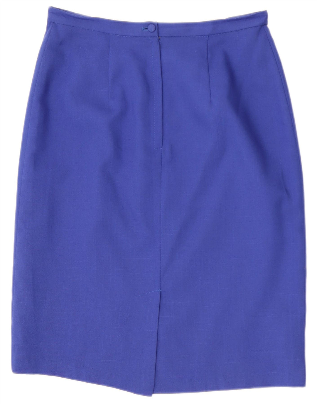 Set gonna da donna in 2 pezzi a 4 bottoni Berkertex UK 14 grande poliestere blu