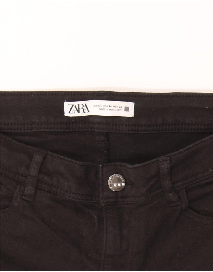 ZARA Womens Slim Jeans EU 36 Small W26 L27 Black Vintage Zara and Second-Hand Zara from Messina Hembry 