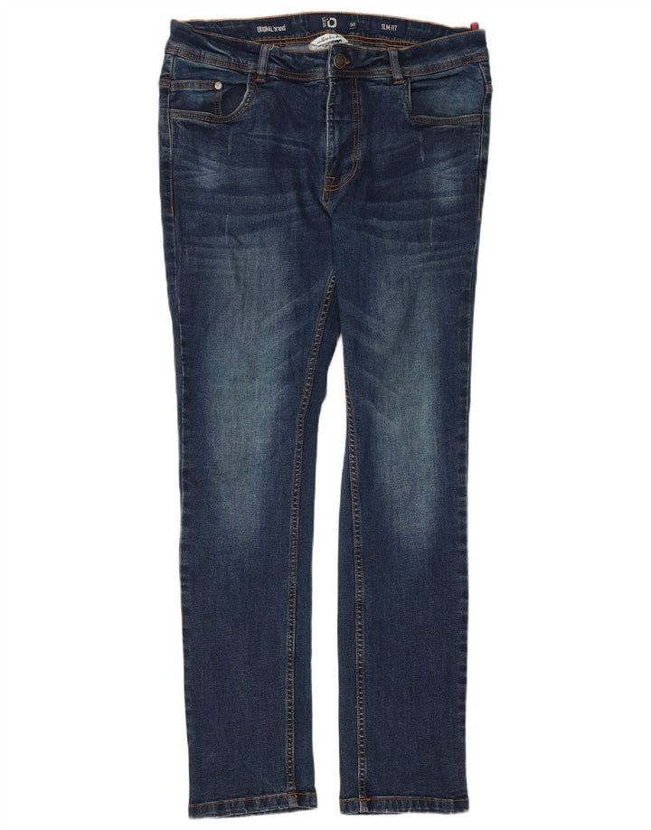 Jeans slim da uomo DACK'S IT 50 Large W34 L32 Blu Cotone