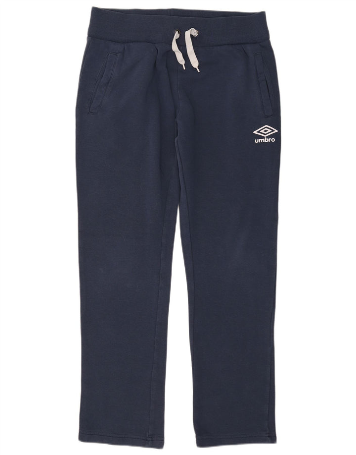 Pantaloni da tuta da uomo Umbro in cotone medio blu navy