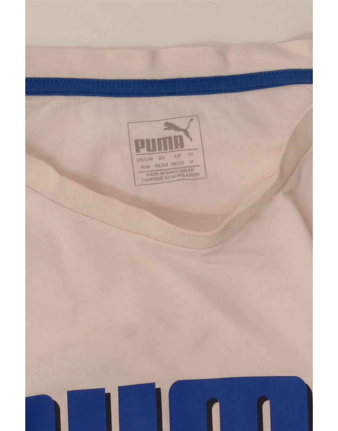 T-shirt grafica da uomo Puma Top bianca media