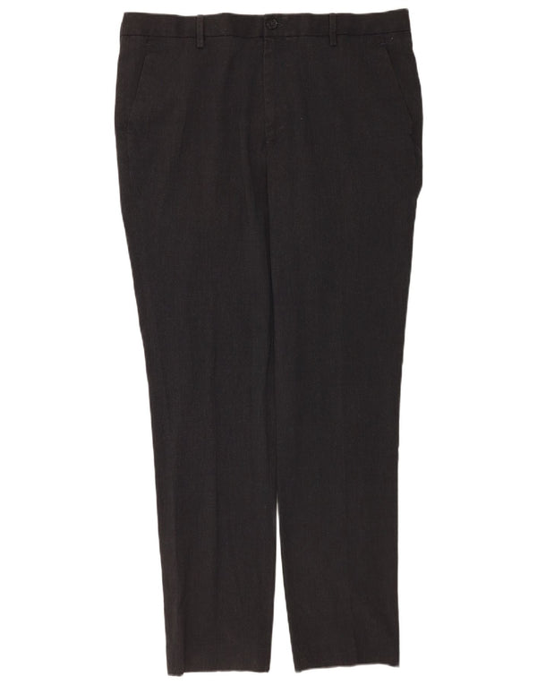 Marks & Spencer Mens Slim Chino Trousers W36 L31 Grey