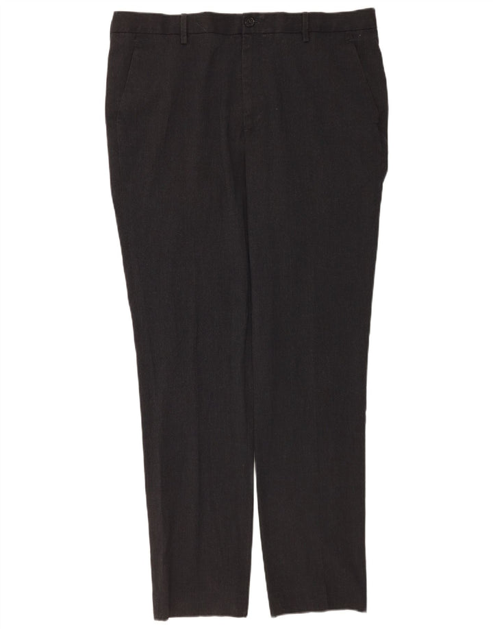 Pantaloni chino slim da uomo Marks & Spencer W36 L31 Grigi