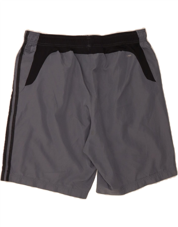 ADIDAS Mens Climacool Sport Shorts XL  Grey Colourblock Polyester Vintage Adidas and Second-Hand Adidas from Messina Hembry 
