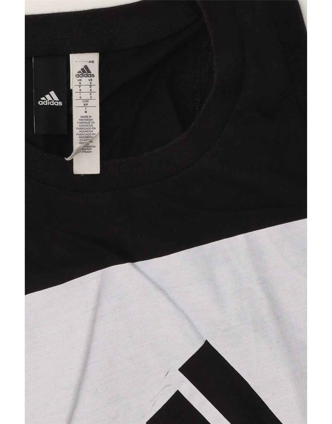Adidas Uomo Canotta Grafica Top Piccola Nera in Cotone