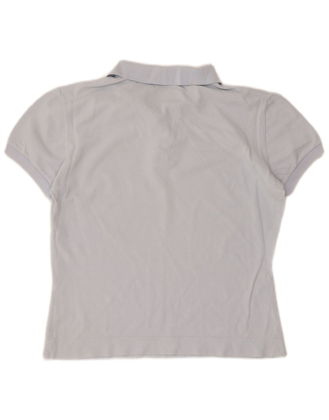 Polo corta da donna Lacoste taglia 44 grande cotone blu