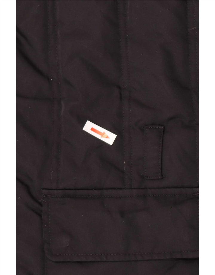 Giacca imbottita da donna Tommy Hilfiger UK 16 grande nylon nero